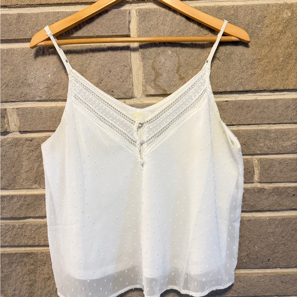Elegant White Lace Women's Camisole